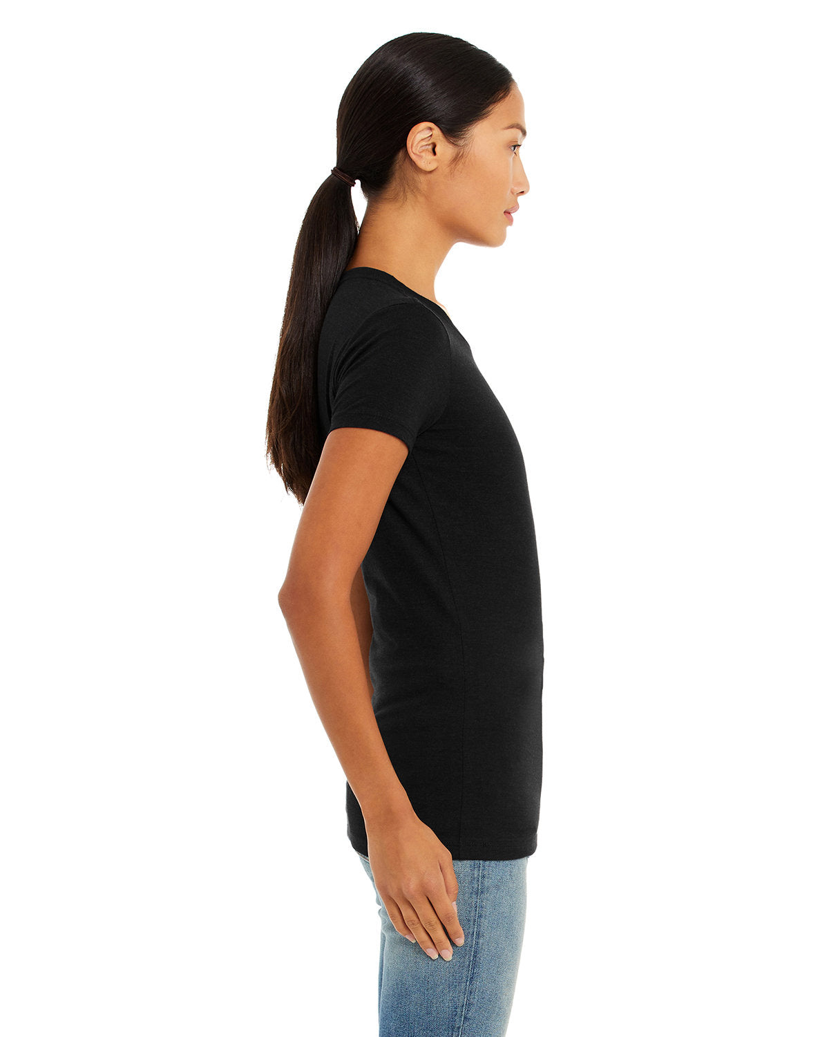 Bella + Canvas 6004 Women's Slim Fit V-Neck T-Shirt - Soft Cotton Tee for Casual Wear, Workout & Layering