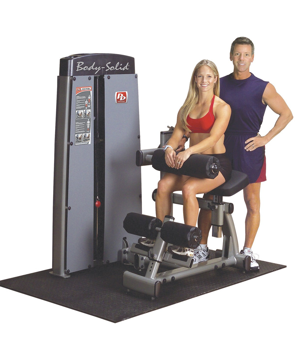 BodySolid Pro Dual Ab and Back Machine - Home Gym Equipment for Core Strength & Lower Back Support | Perfect for Home Workouts & Fitness Training