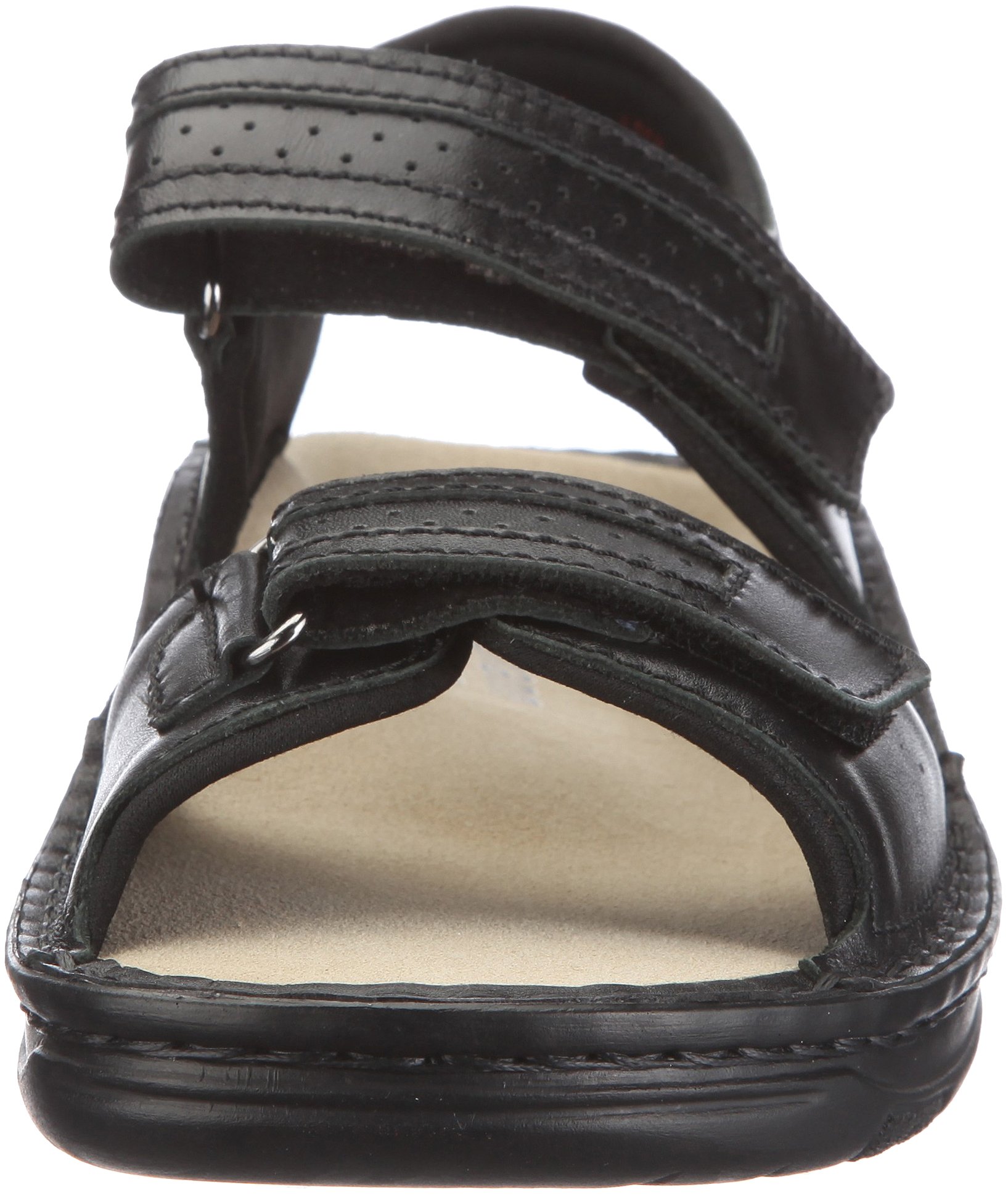 Berkemann Men's Comfortable Black Sandals Size 9.5 - Lightweight & Durable for Beach, Pool & Summer Outdoor Activities