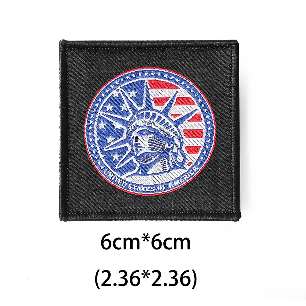 Custom Embroidered Velcro Patches - Iron On & Sew On Badges for Jackets, Hats, Bags - Perfect for DIY, Military, Police, Scouts & Uniforms