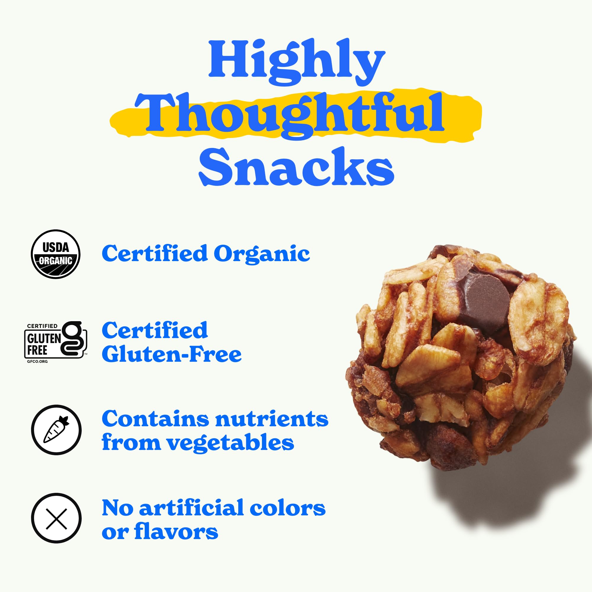 Organic MadeGood Chocolate Banana Granola Minis – 28 Count, Gluten-Free, Vegan, School-Safe Snacks for Kids Lunch Box & On-The-Go Healthy Treats