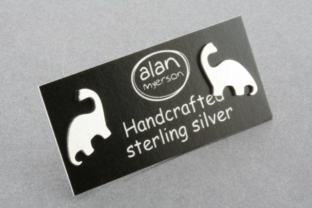 Dinosaur Stud Earrings - Sterling Silver 925 Hypoallergenic Jewelry for Women & Girls - Perfect for Gifts, Parties & Everyday Wear