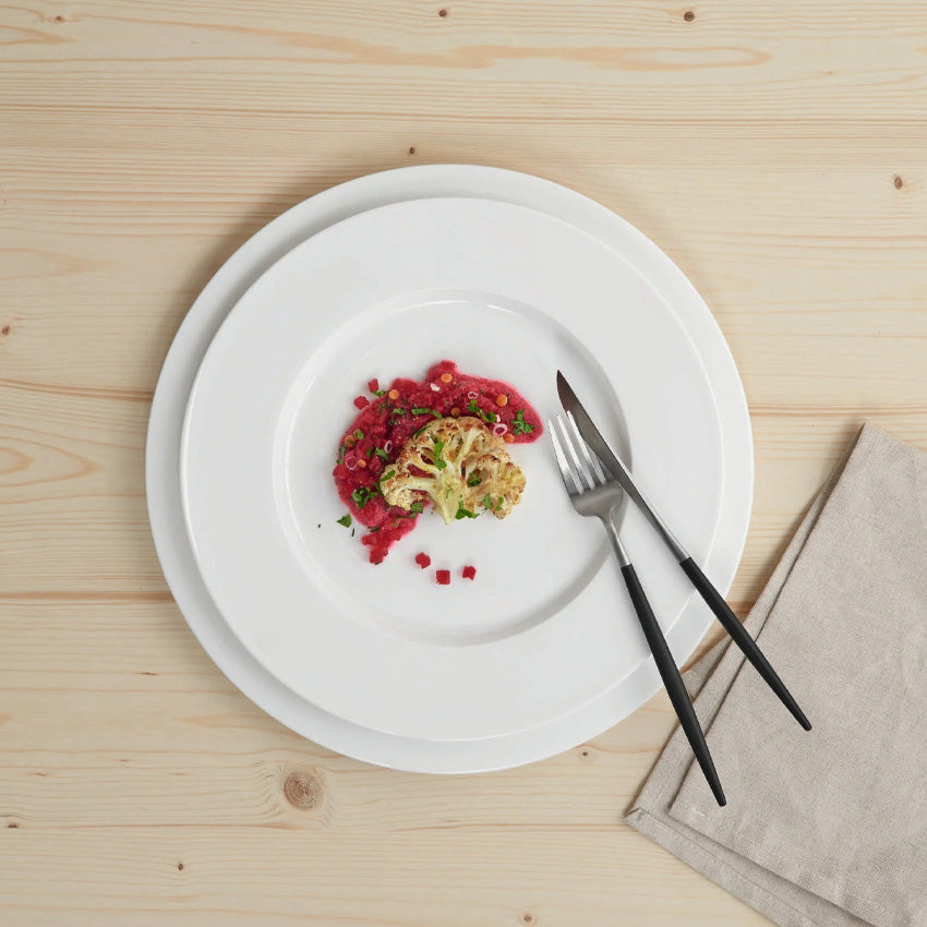 Asa Germany | Elegant Rimmed Dinner Plate Set - Durable Porcelain Plates for Fine Dining, Everyday Meals & Special Occasions