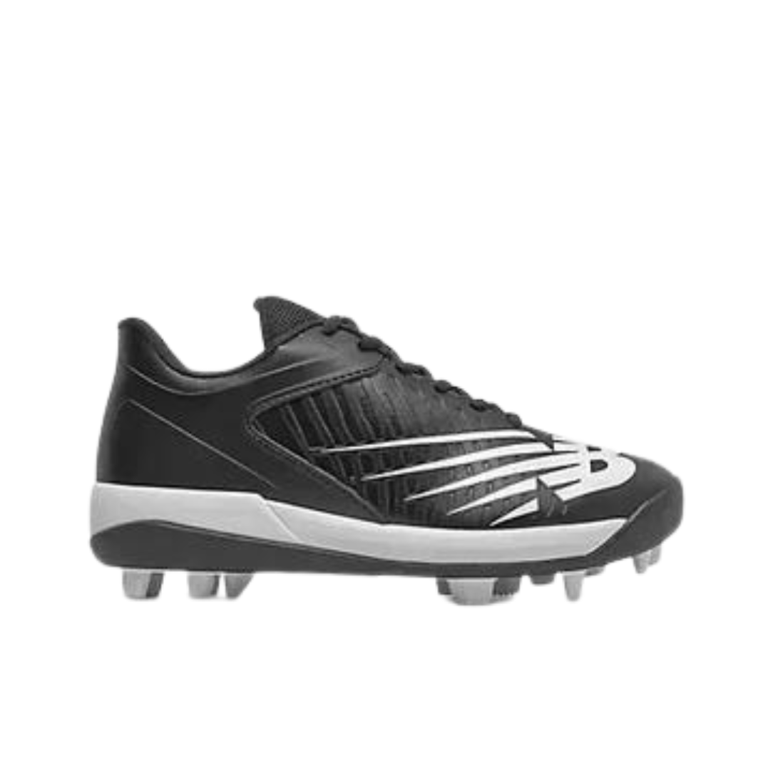 New Balance J4040BK6 Youth Low Molded Cleats - Black Soccer Cleats for Boys & Girls - Perfect for Turf & Grass Fields