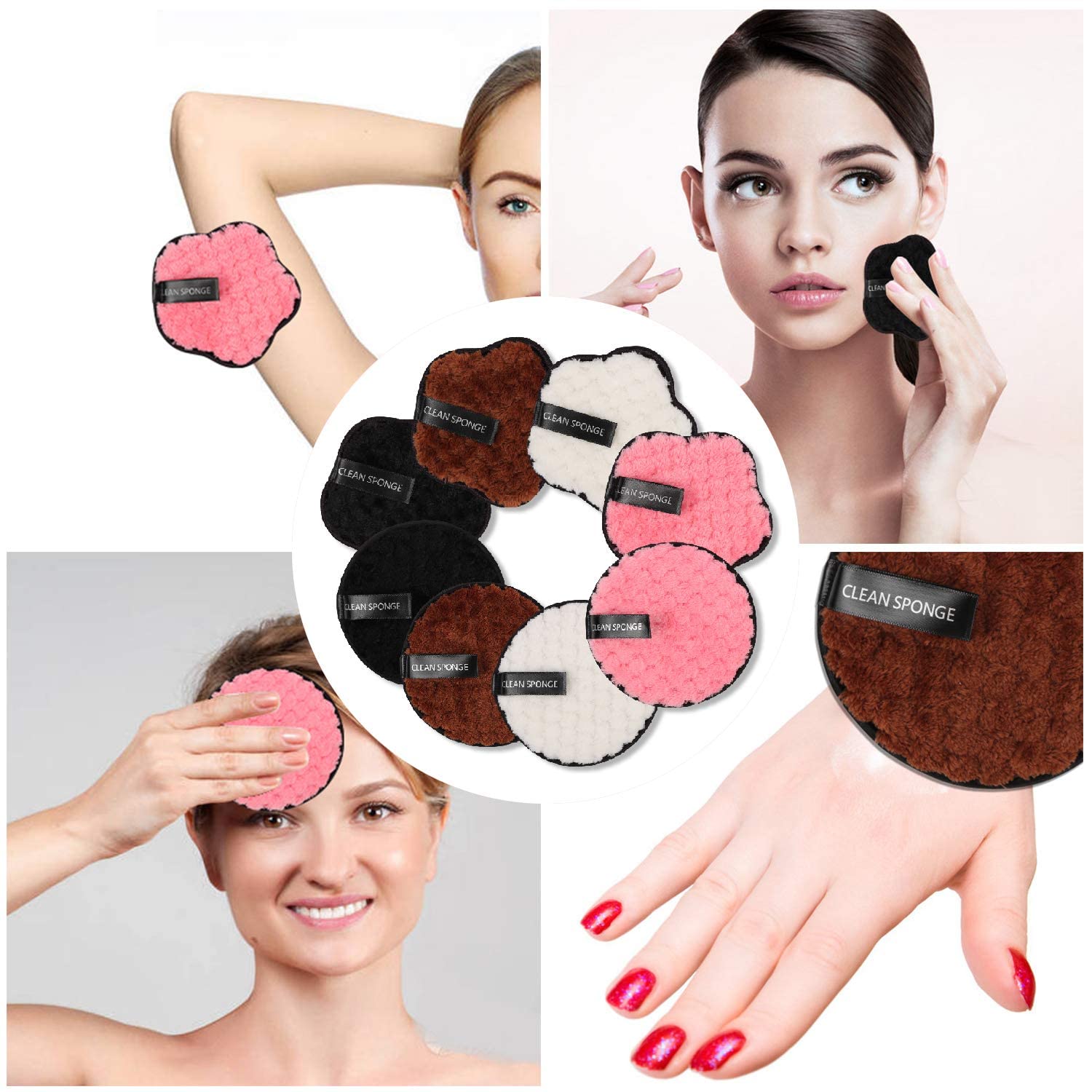 AKADO Professional Face Mask Applicator Brush - Wooden & Sponge Combo for Men & Women - Perfect for Sheet Masks, Clay Masks & Skincare Routine
