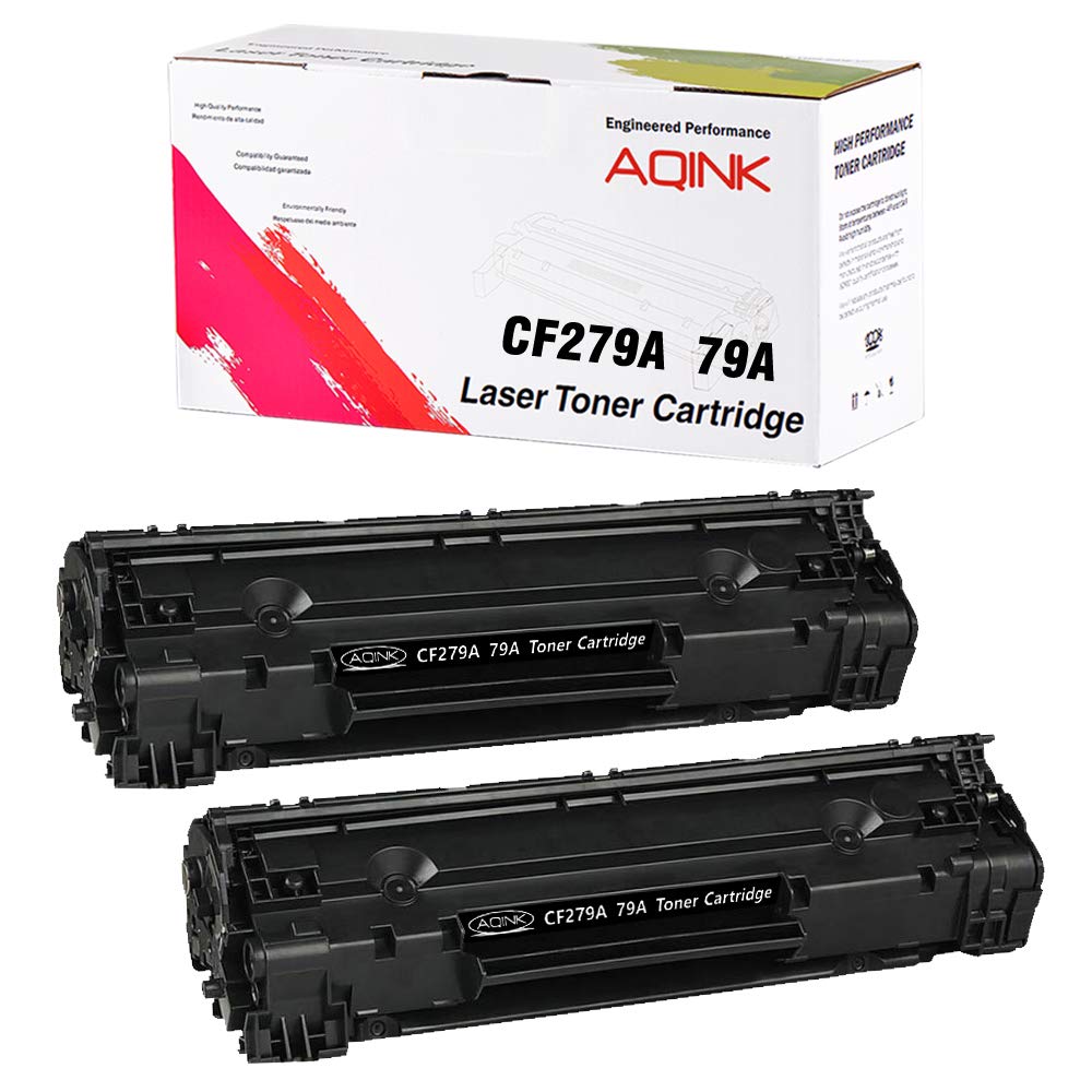 HP 79A/CF279A Compatible Toner Cartridge Replacement (2-Pack, Black) - Works with HP LaserJet Pro M12a/M12w & MFP M26nw/M26a Printers - High-Quality Printing for Office Documents, Reports & Home Use