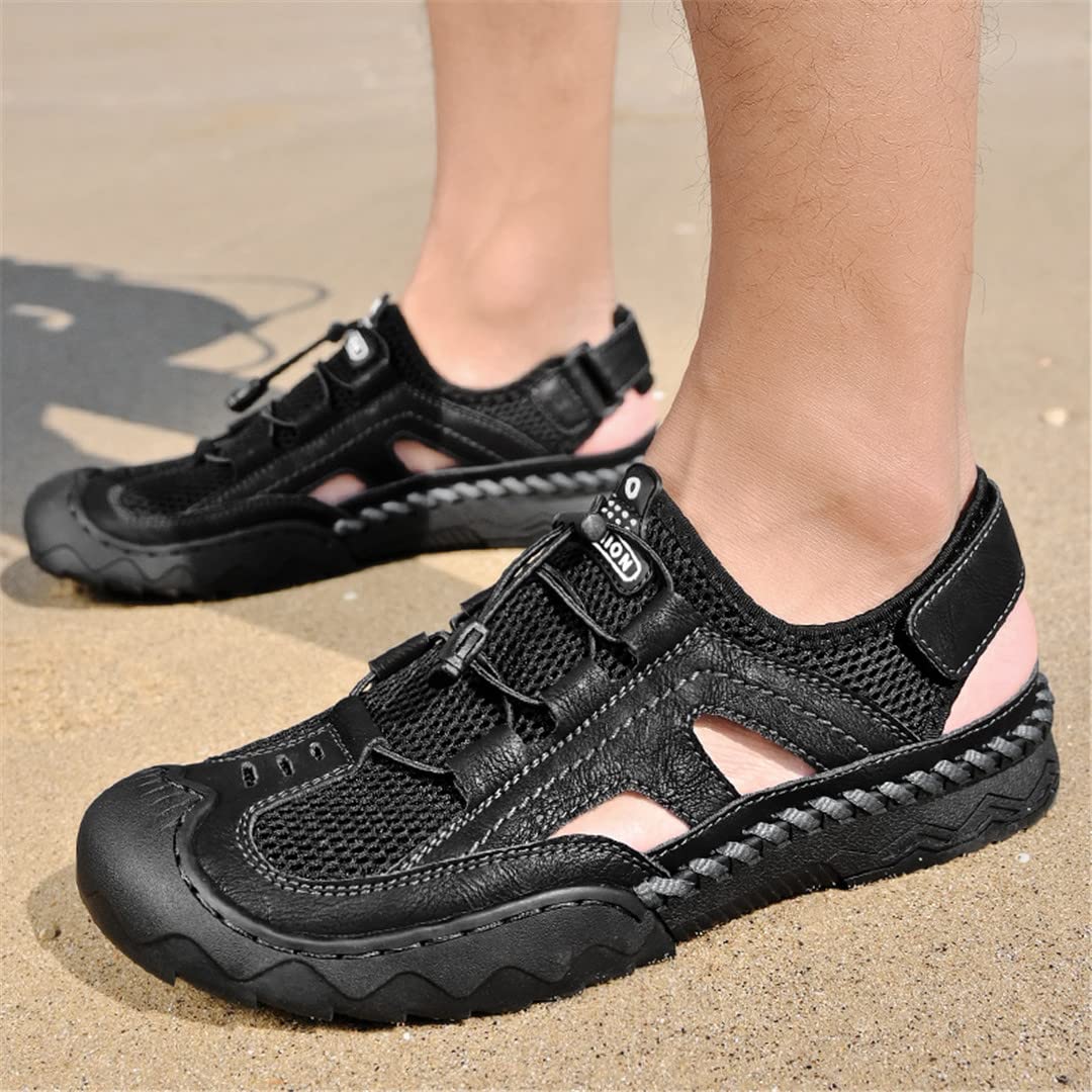 Men's Breathable Mesh Sandals - Lightweight Summer Outdoor Casual Shoes for Beach, Walking & Travel | Comfortable & Durable