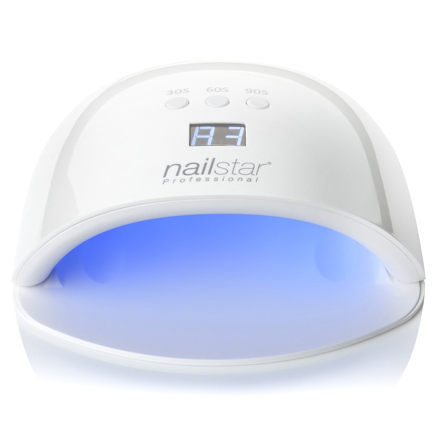 Nailstar® Professional UV LED Nail Lamp for Gel Polish - 3 Timer Settings with Digital Display | Fast Curing for Gel Nails at Home & Salon | Perfect for Manicures, Pedicures & Nail Art