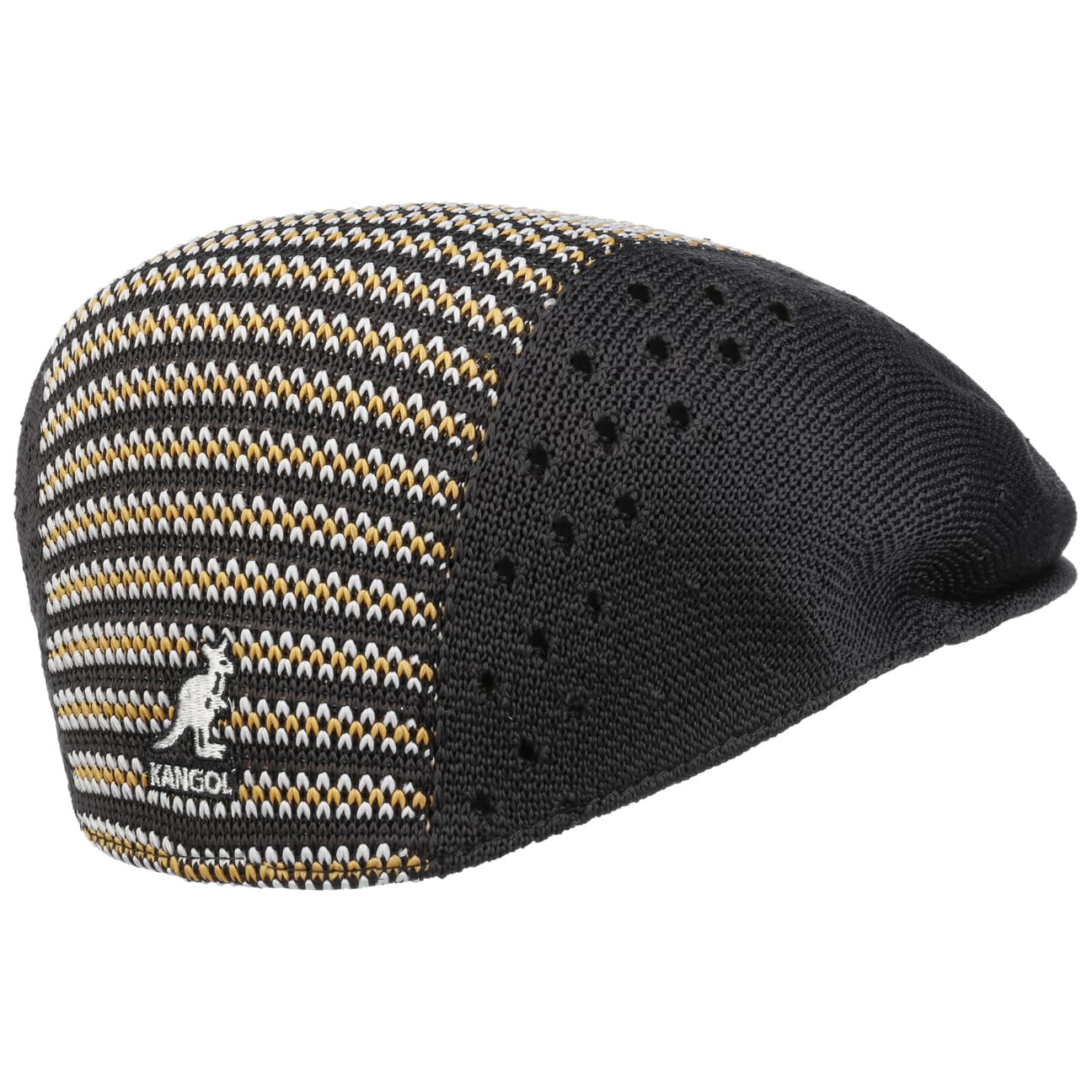 Kangol Preppy Vent 504 Flat Cap - Classic Cotton Baseball Hat for Men & Women - Perfect for Casual Wear, Outdoor Activities & Fashion Accessories