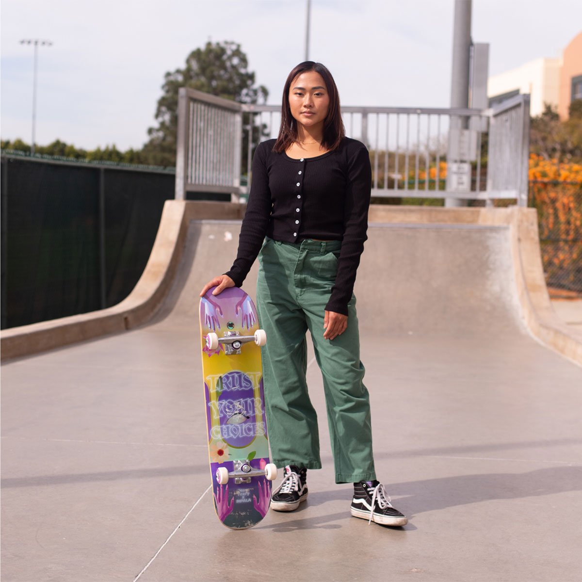 Impala Skateboard Mystic 8.0 Pea the Feary Complete Cruiser Board for Beginners & Adults - Perfect for Commuting, Campus Riding & Street Skating