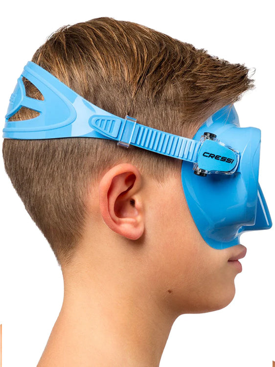 Cressi F1 Small Scuba Diving Mask - Low Volume Snorkeling & Freediving Gear for Comfortable Underwater Adventures