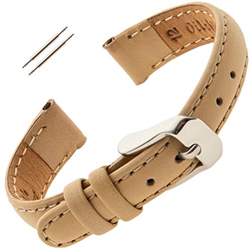 Beige, Silver-Tone Buckle