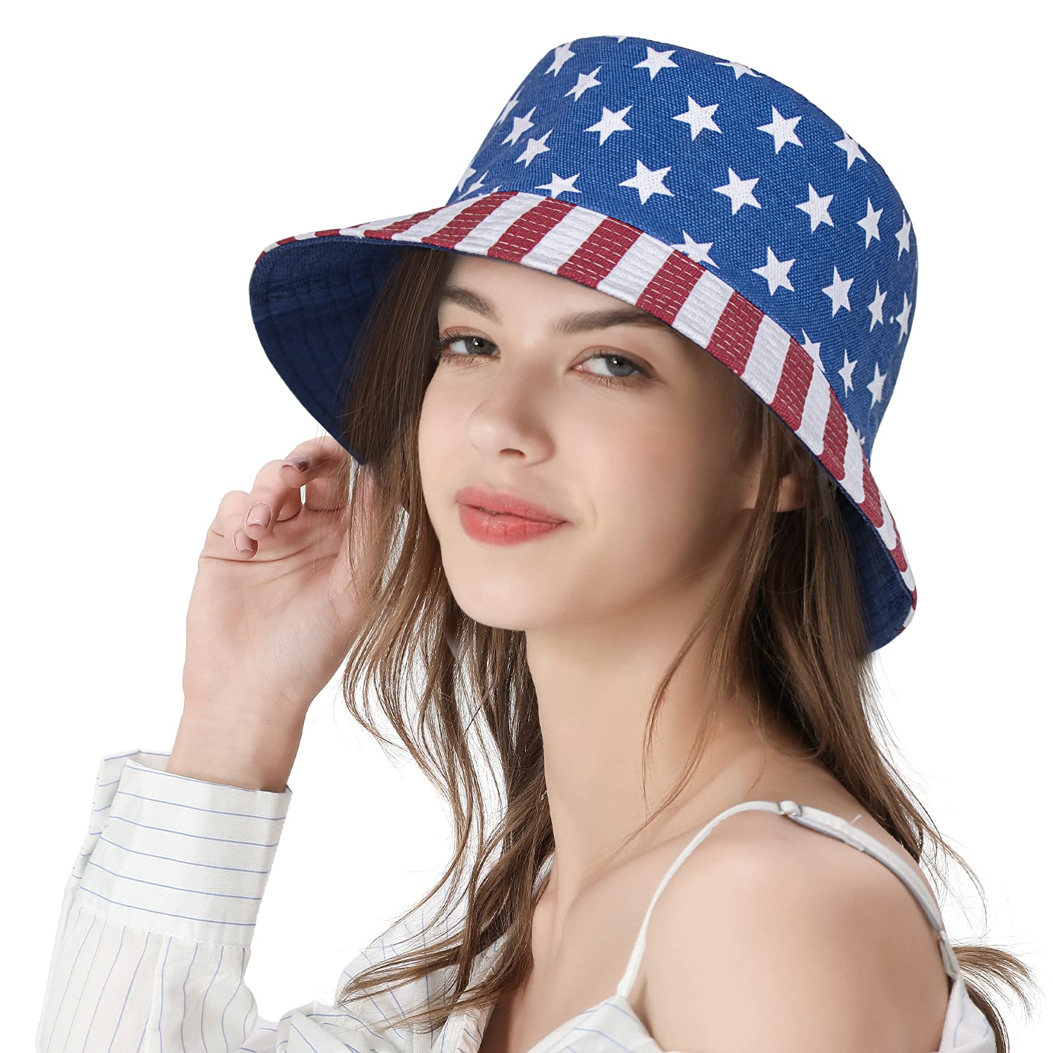 Women's UPF 50+ UV Protection Bucket Hats - Summer Beach Sun Hat for Outdoor Fishing, Hiking, and Travel Accessories