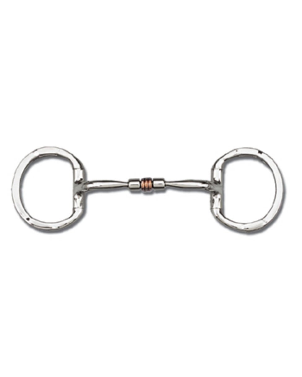 Myler 03 Eggbit Snaffle Bit with Hooks - 5 Inch Stainless Steel Horse Bit for Dressage, Jumping & Training - Comfortable & Durable Equestrian Equipment