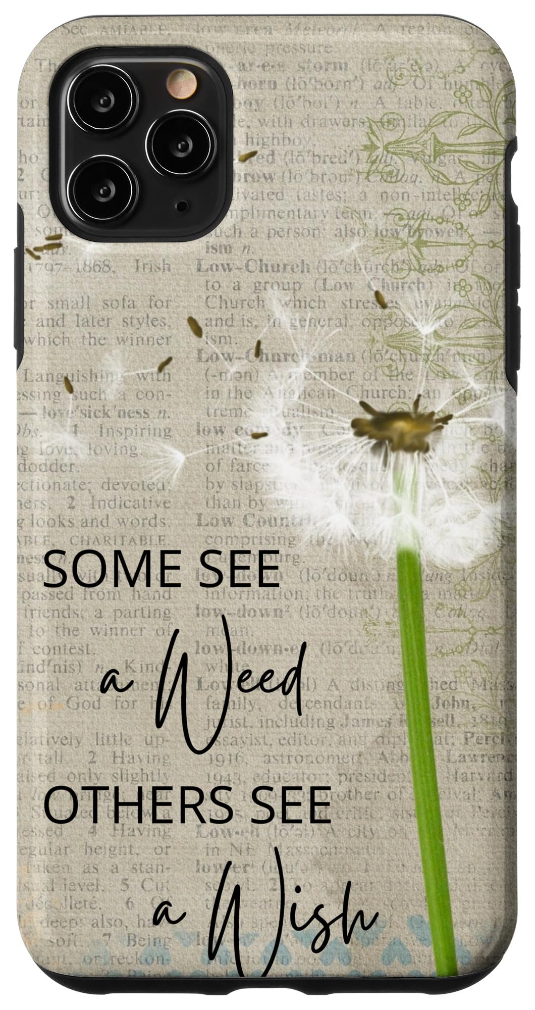 iPhone 11 Pro Max Case with Flying Dandelion Seeds Design - Durable Protective Cover for iPhone 11 Pro Max - Perfect for Nature Lovers & Outdoor Adventures
