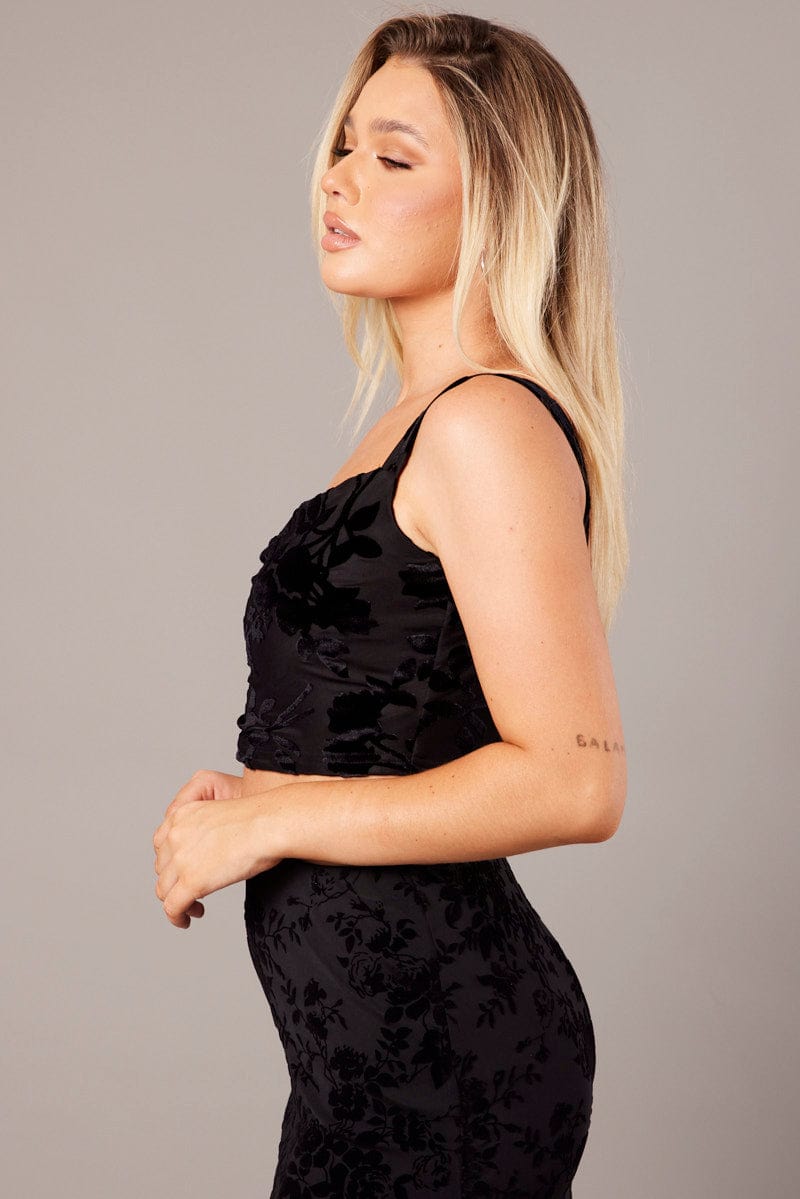 Black Cowl Neck Sleeveless Top for Women - Fashionable Summer Blouse for Casual Wear, Date Night & Office Outfits