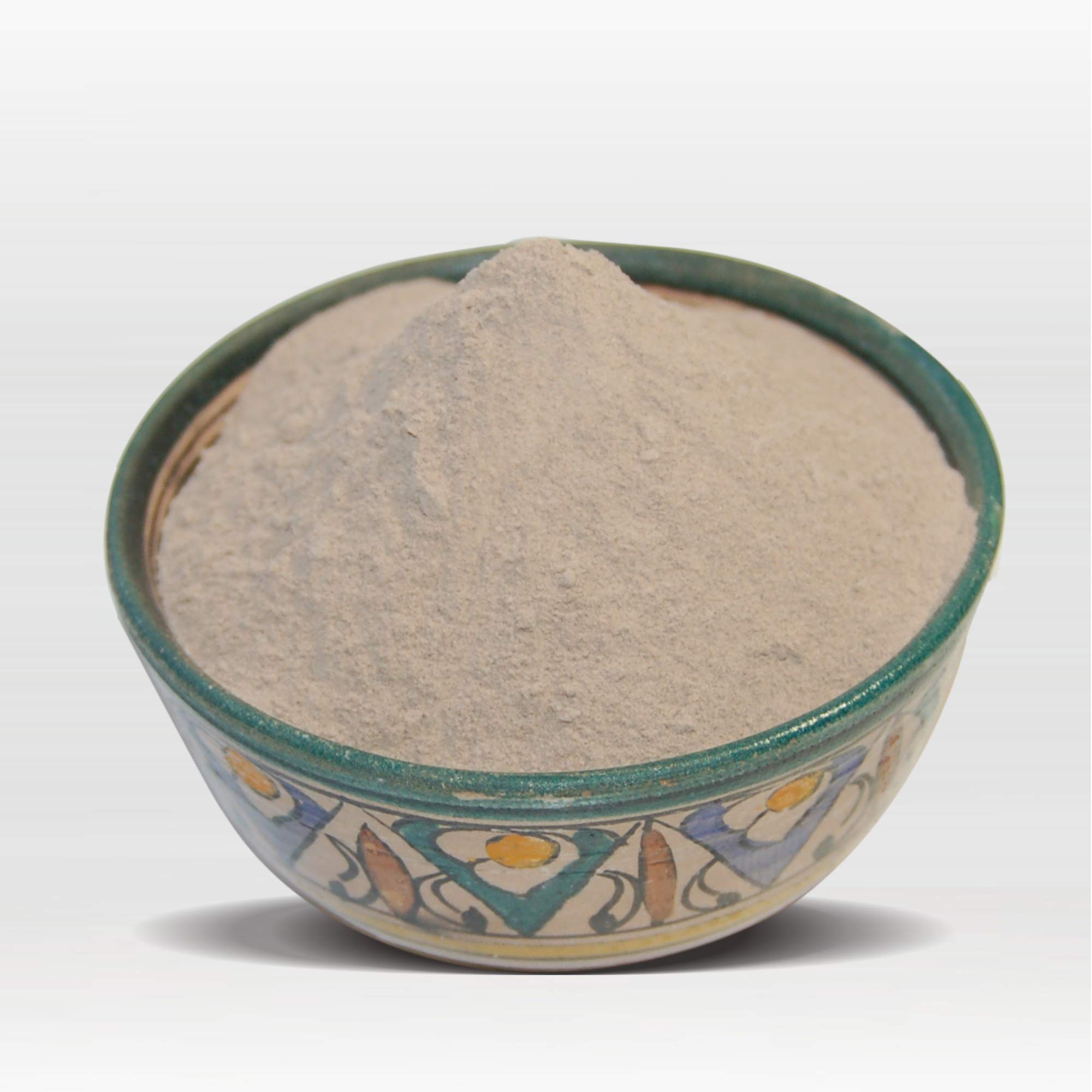 Organic Moroccan Rhassoul Clay Mask with Lavender - 8 Oz Anti-Aging Face & Body Mud Mask for Dry, Oily Skin, Acne, Eczema & Psoriasis - Perfect for Spa Days & Skin Detox
