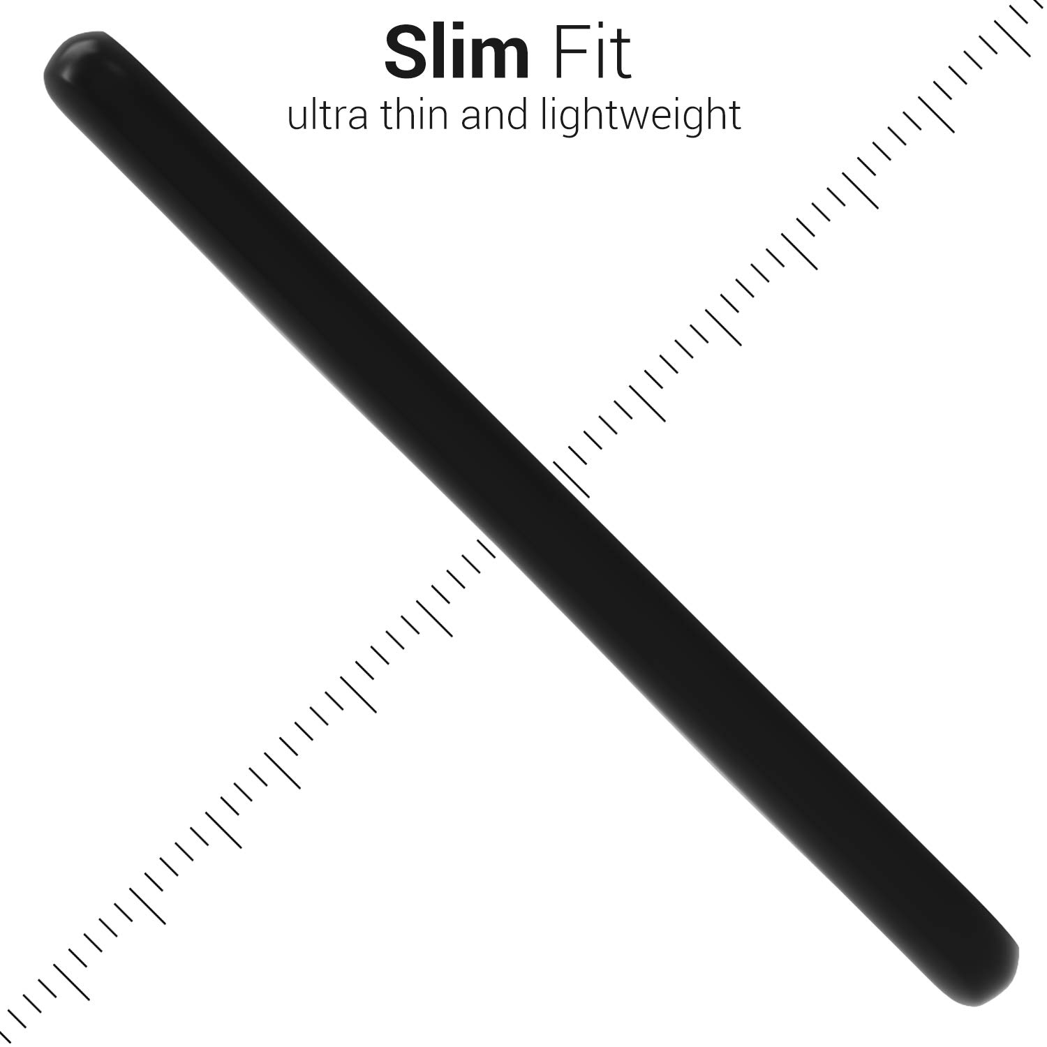 CoverON Slim TPU Case for Cricket Ovation & AT&T Radiant Max - Flexible Soft Phone Cover in Black | Perfect for Everyday Protection & Grip
