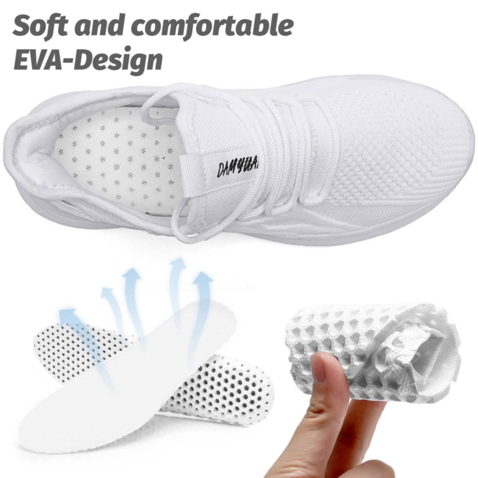 Best Women's Tennis Shoes - Lightweight Running Sneakers for Gym, Workout & Casual Wear | Non-Slip Comfortable Athletic Shoes for Women