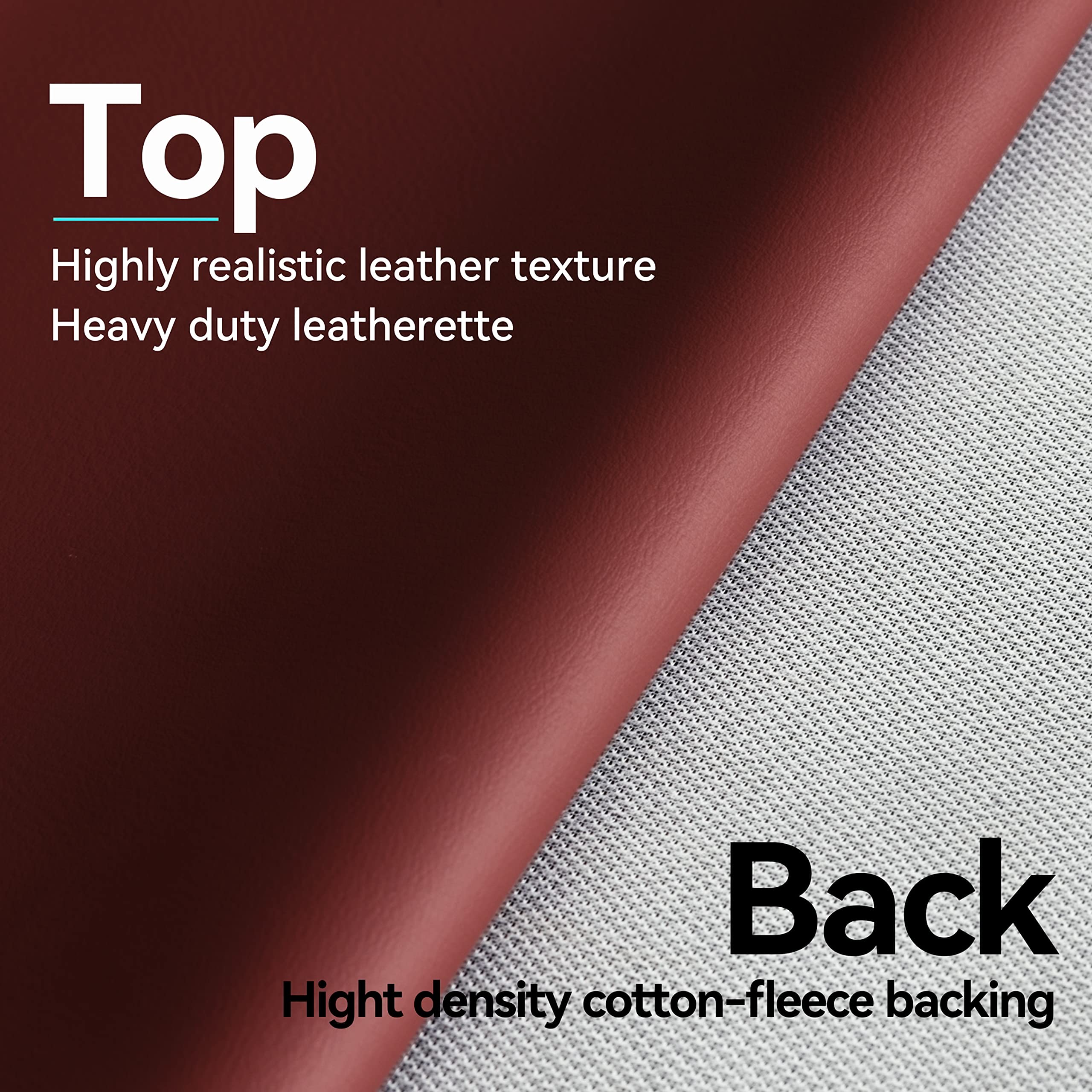Heavy Duty Leatherette Pool Table Cover - Waterproof & Tearproof Billiard Table Protector for 7/8/9FT Tables, Bordeaux Red (7 Feet) - Perfect for Home Game Rooms, Bars, and Clubs