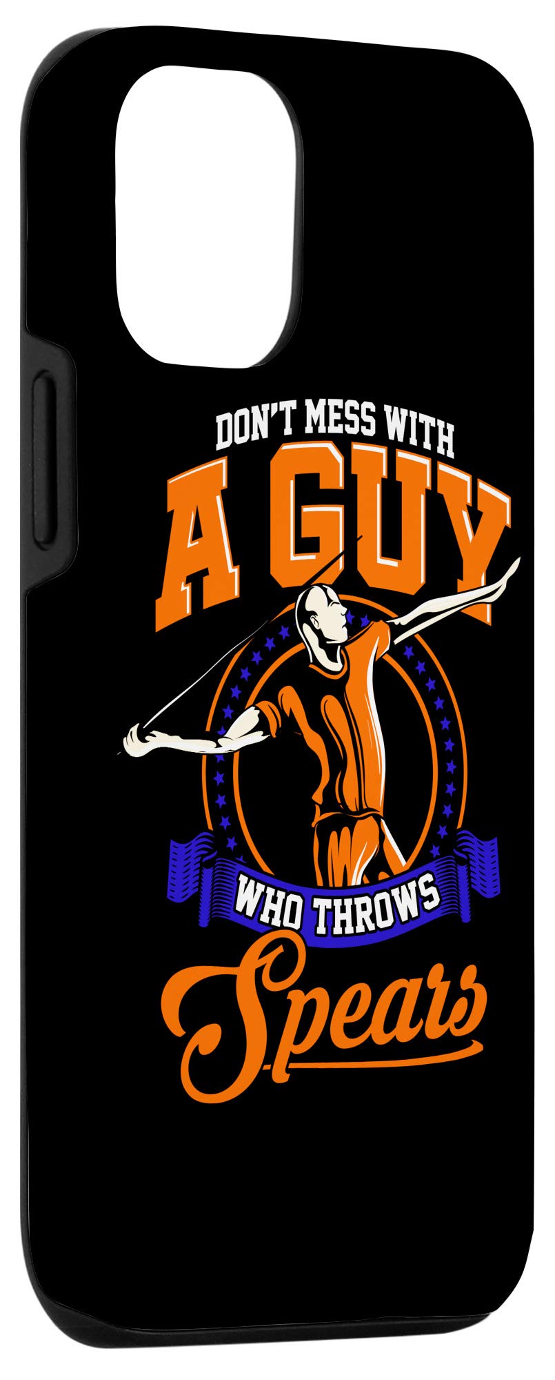 iPhone 12/12 Pro Spear Thrower Javelin Case - Durable Protective Cover for Sports Enthusiasts | Perfect for Track & Field Athletes, Javelin Throwers, and Outdoor Sports Fans