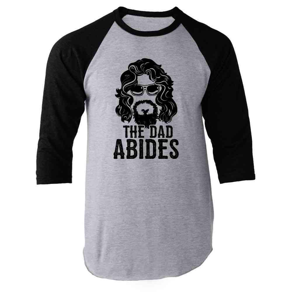 Pop Threads The Dad Abides Funny Graphic T-Shirt for Men - Cool Casual Gift for Father's Day, Birthday & Everyday Wear