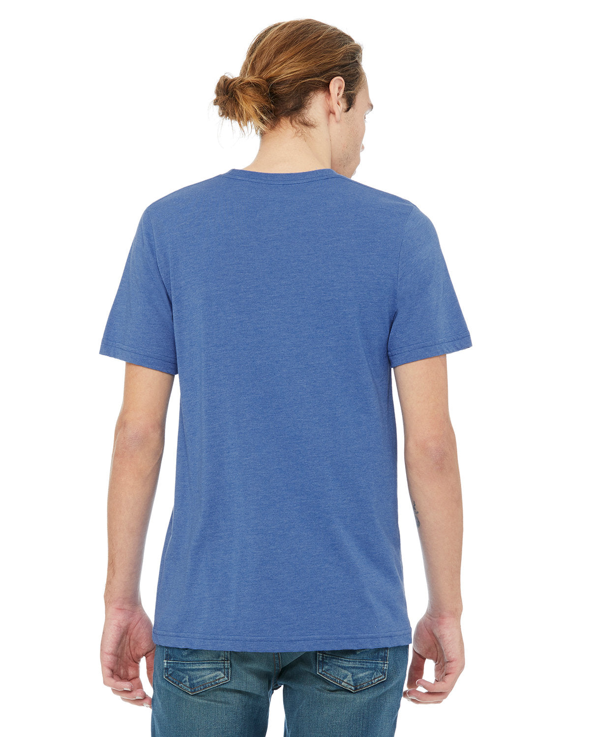 Bella + Canvas 3021 Men's Soft Jersey Short Sleeve Pocket T-Shirt - Comfortable Casual Wear for Everyday & Workout