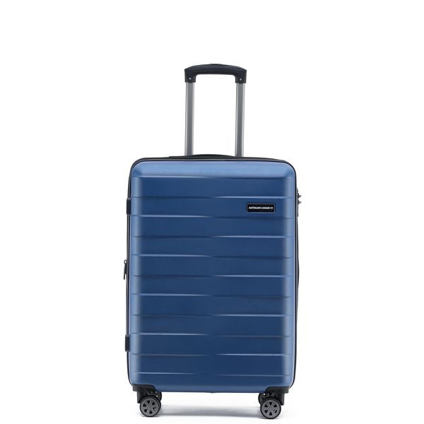 ALC250 3A VORTEX 3-Piece Luggage Set - Durable Spinner Suitcases with TSA Lock, Lightweight Blue Travel Luggage for Business Trips & Family Vacations