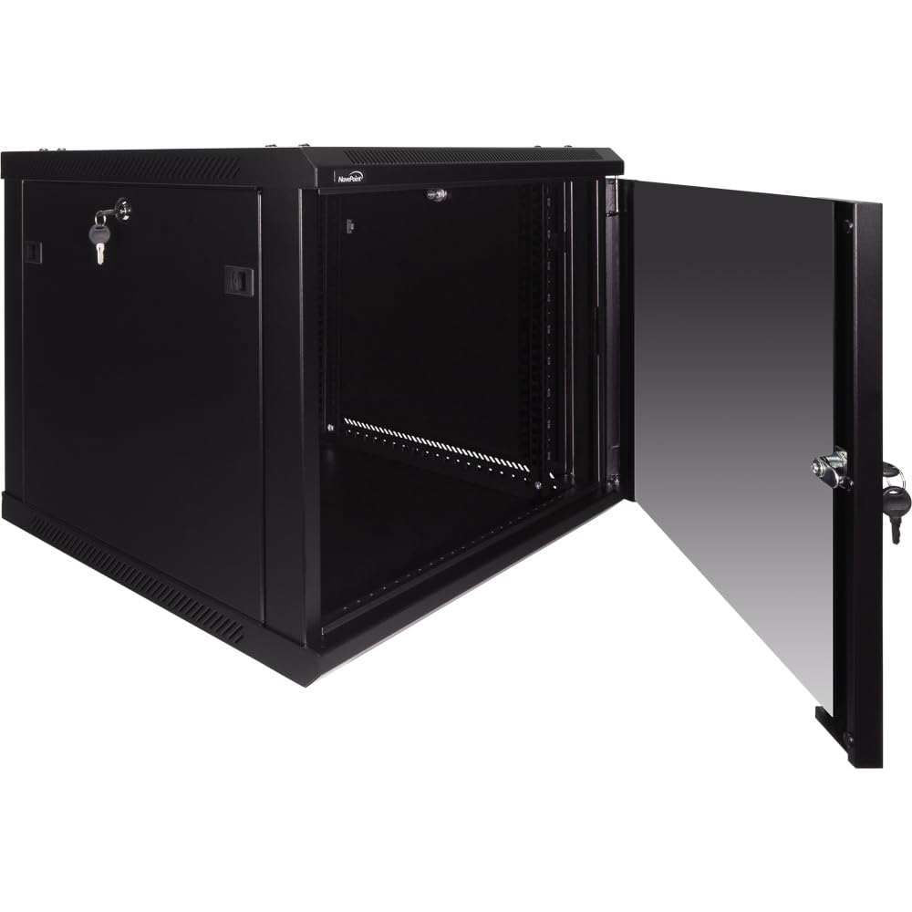 NavePoint 9U Wall Mount Server Rack Cabinet - 23.6