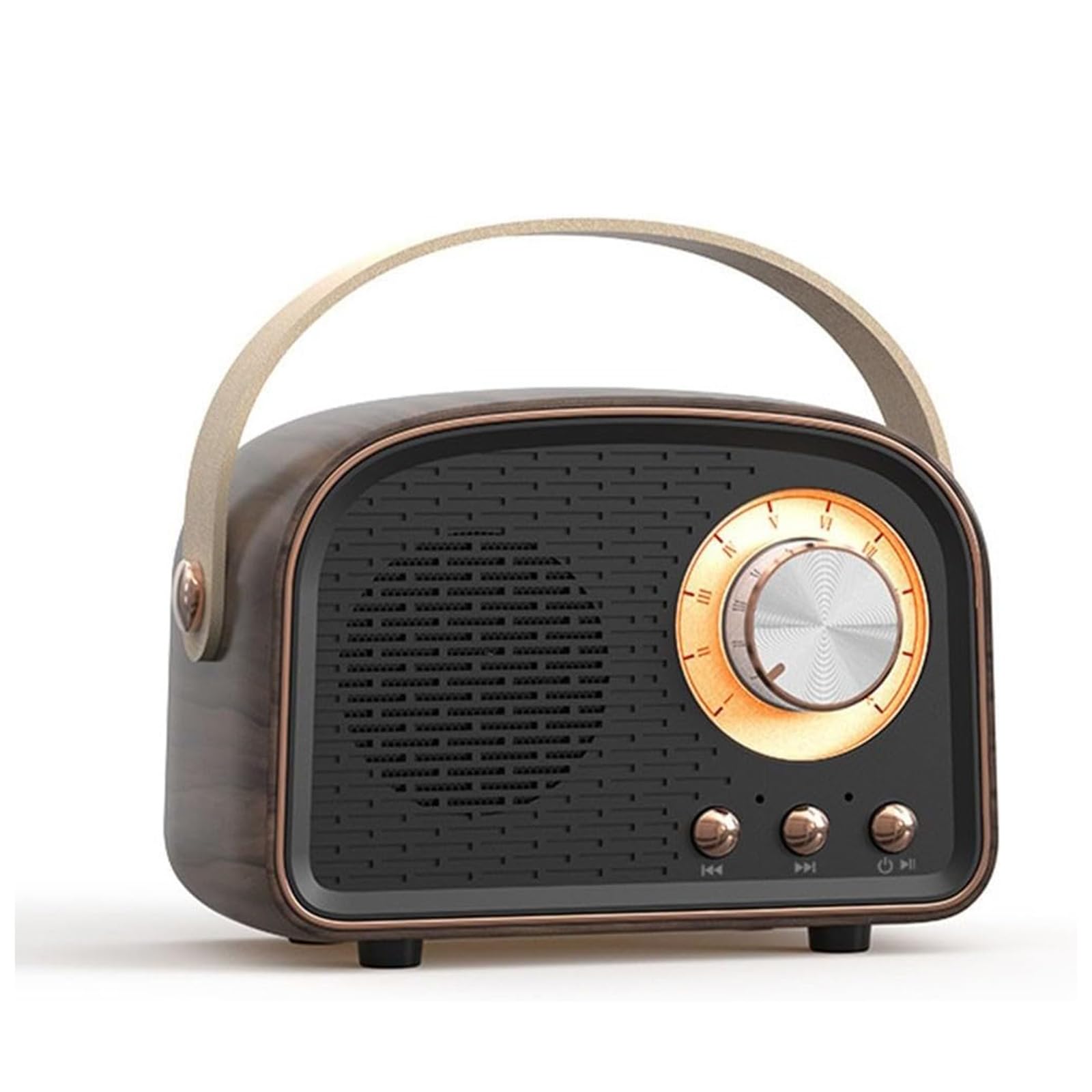 BBTISG Vintage Bluetooth Speaker with FM Radio - Portable Wireless Speaker for Home, Travel, Camping | HD Stereo Sound, Long Battery Life | Perfect for Outdoor Adventures, Beach Parties & Indoor Decor