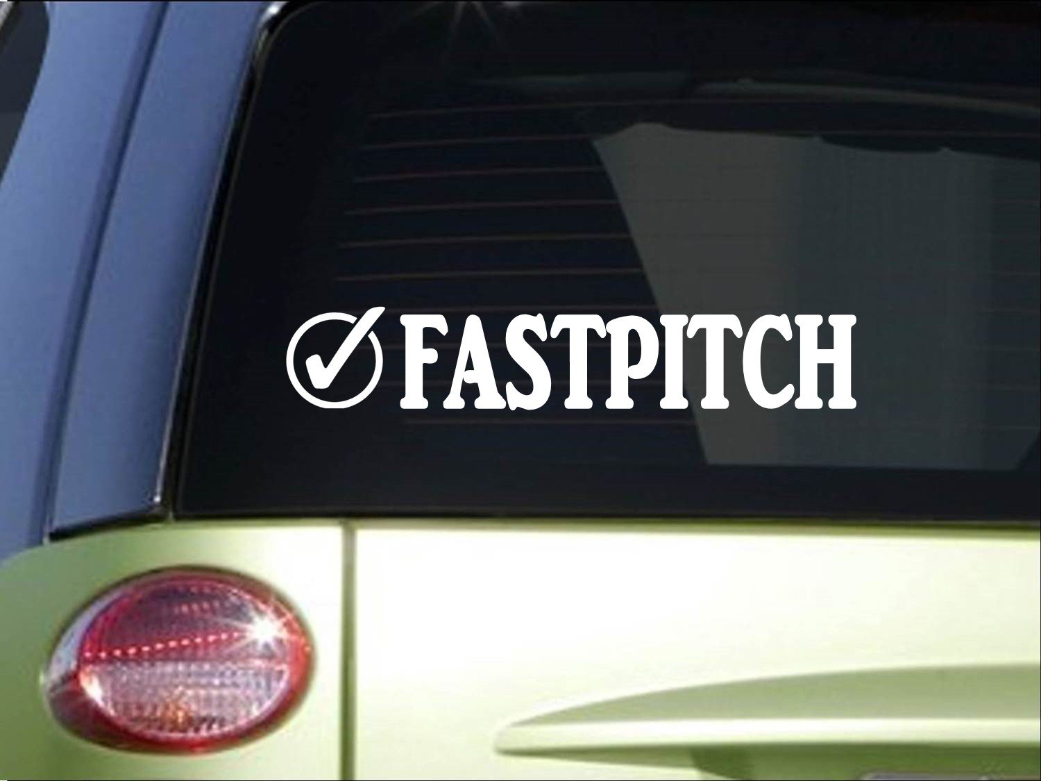 Fastpitch Softball Glove Sticker Decal - 8