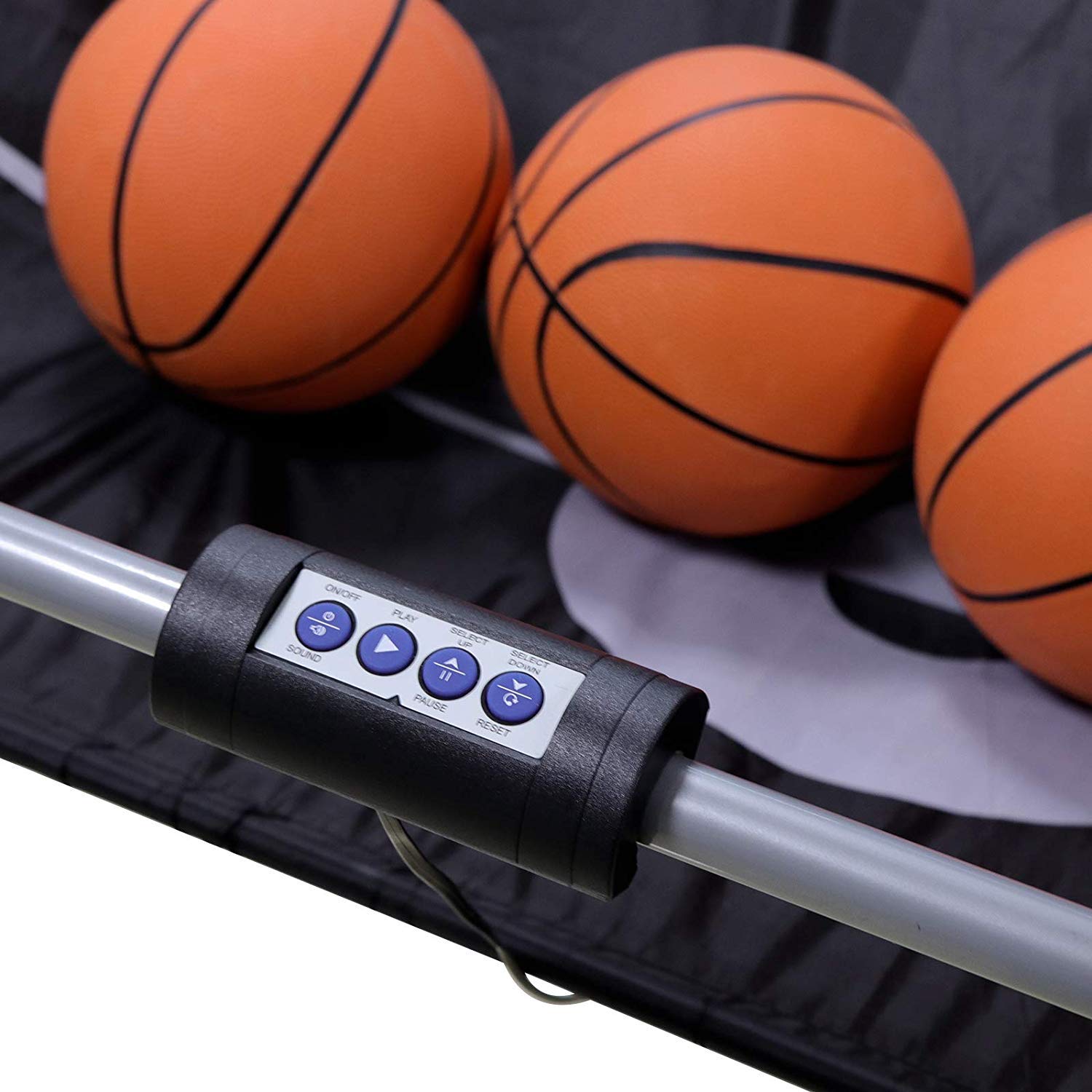 Saturnpower Foldable Electronic Basketball Arcade Game - Dual Shot 2 Player Indoor Hoop with 4 Balls | Perfect for Home Entertainment, Kids Parties & Sports Training