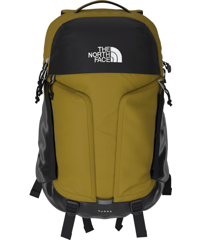 The North Face Surge Backpack - Durable Laptop Backpack for Work, Travel & Hiking - Water-Resistant Daypack with USB Charging Port - Perfect for Commuters, Students & Outdoor Adventures