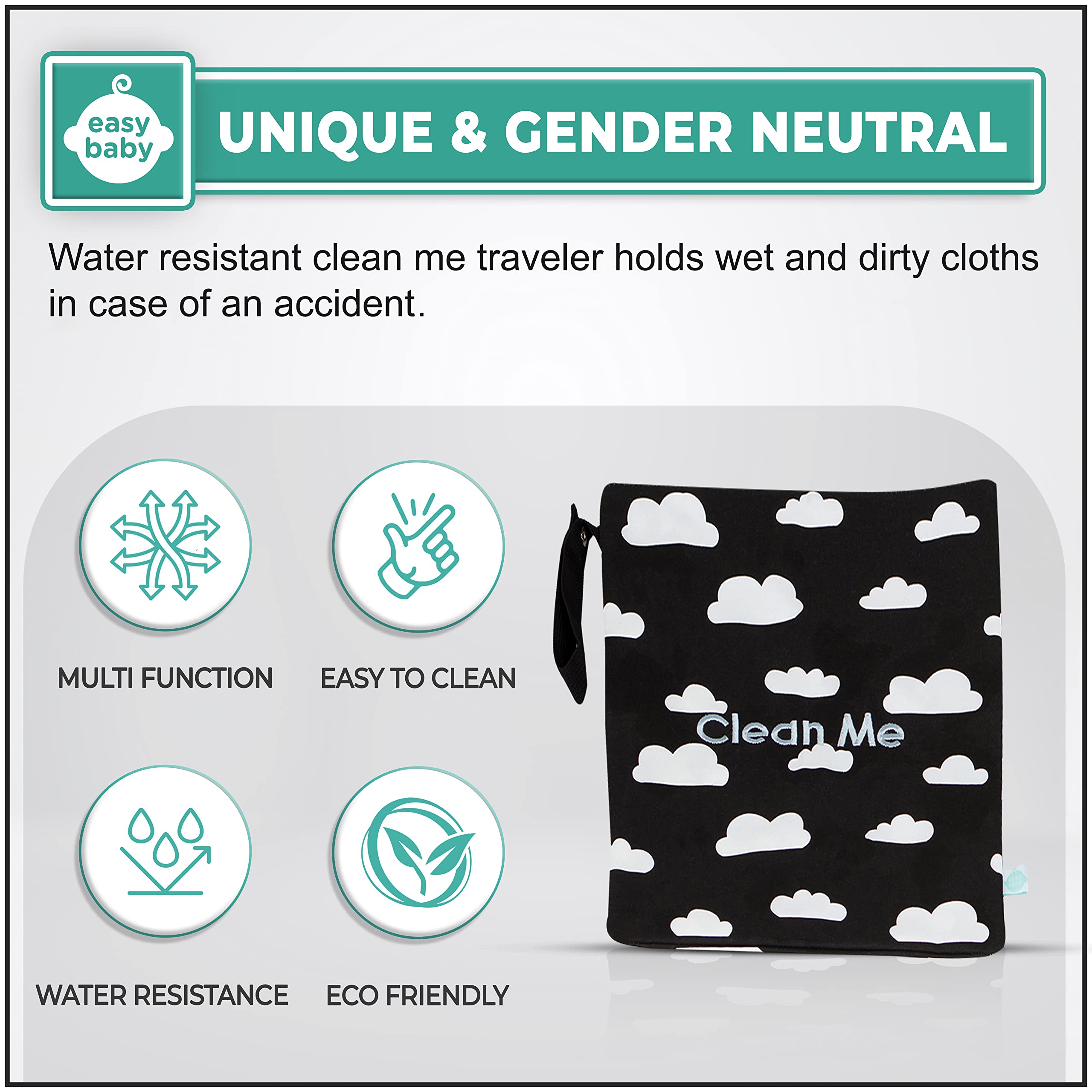 **8-Pack Baby Organizer Pouches & Changing Pad Set - Diaper, Bottle & Baby Essentials Storage - Portable Tote Cubes for Changing, Feeding & Travel (Brooklyn Design) - Perfect for Nursery, Diaper Bag & On-the-Go Parents**