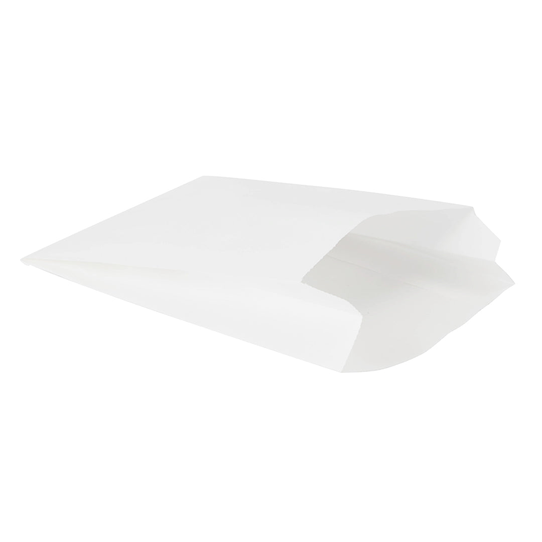 White Paper French Fry & Snack Bags 5x3x8.75 Inches - 100 Count Bulk Box | Perfect for Fast Food, Movie Nights & Party Snacks