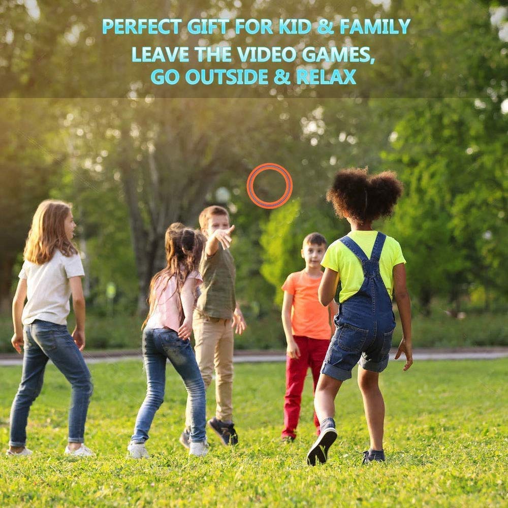11 Inch Flying Discs for Kids & Adults - 3 Pack Soft Frisbee Rings for Beach, Backyard & Outdoor Sports - Best Gift for Boys & Girls Ages 3-10 (Orange, Yellow, Green) - Perfect for Family Fun, Picnics, Park Games & Summer Activities