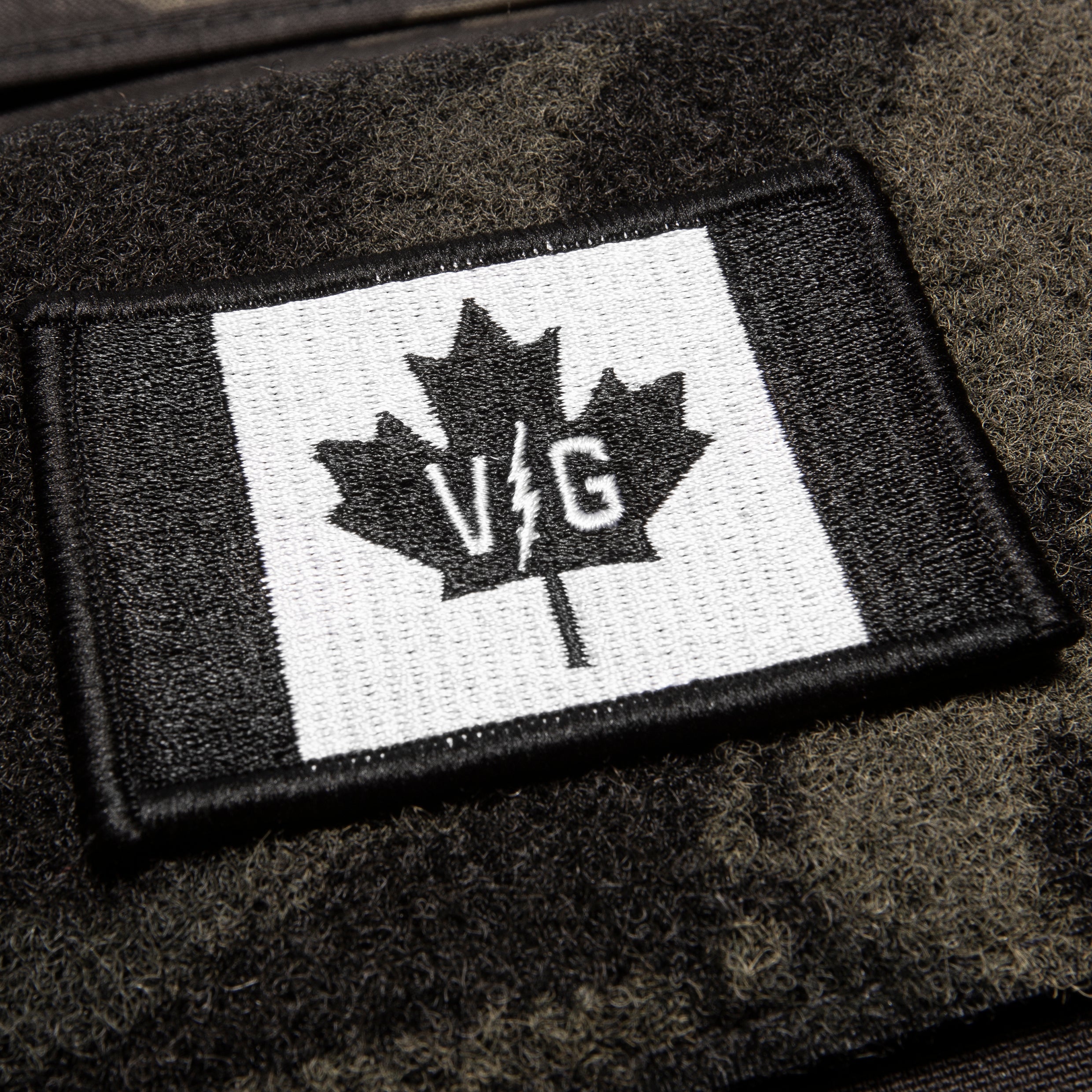 Custom Canada Flag Velcro Patch - Hook and Loop Backing for Hats, Bags & Uniforms | Perfect for Military, Police & Outdoor Enthusiasts