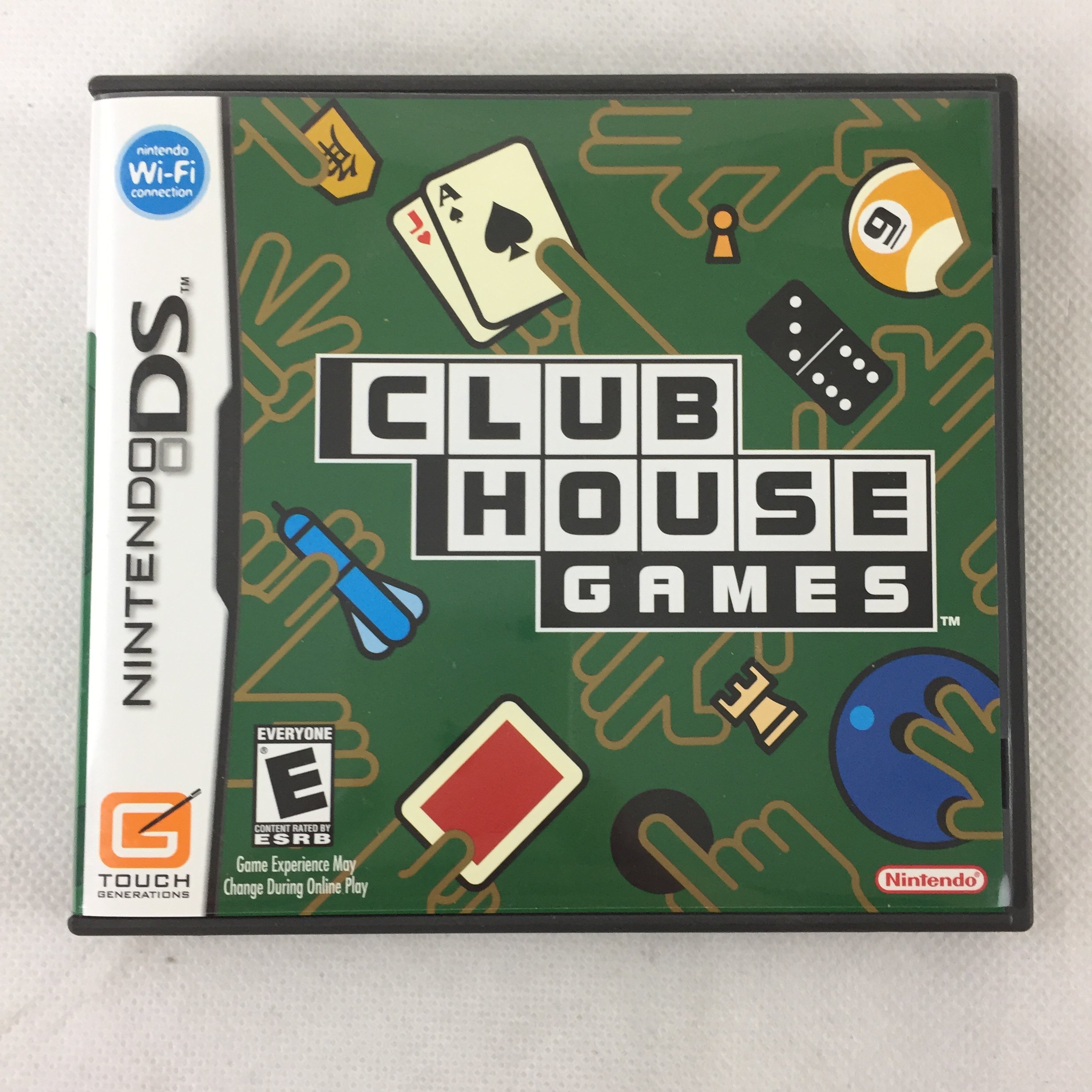 Clubhouse Games for Nintendo DS - Classic Card & Board Games Collection - Fun for Family & Travel Entertainment