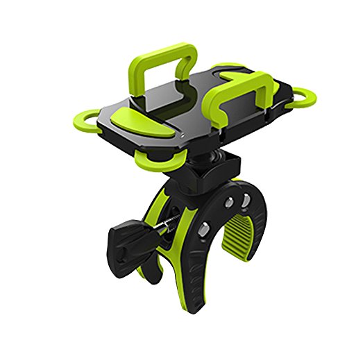 Funchic Adjustable Universal Bike Phone Mount - Handlebar Smartphone GPS Holder for Motorcycle & Bicycle - Perfect for Outdoor Cycling, Commuting and GPS Navigation