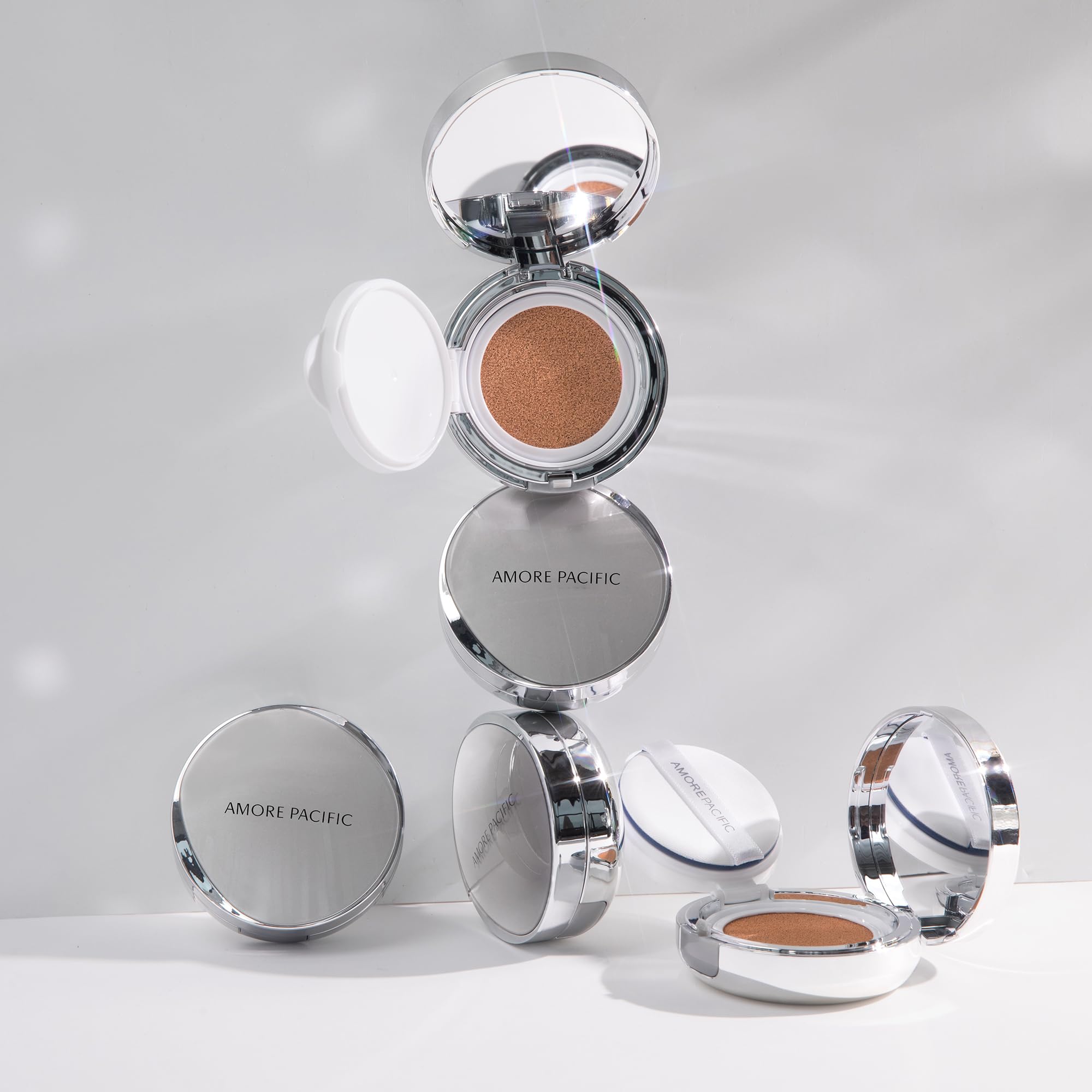AMOREPACIFIC Color Control Cushion Compact SPF 50+ | Korean Cushion Foundation with Buildable Coverage & Dewy Finish | Broad Spectrum Sun Protection for Daily Wear & Touch-Ups