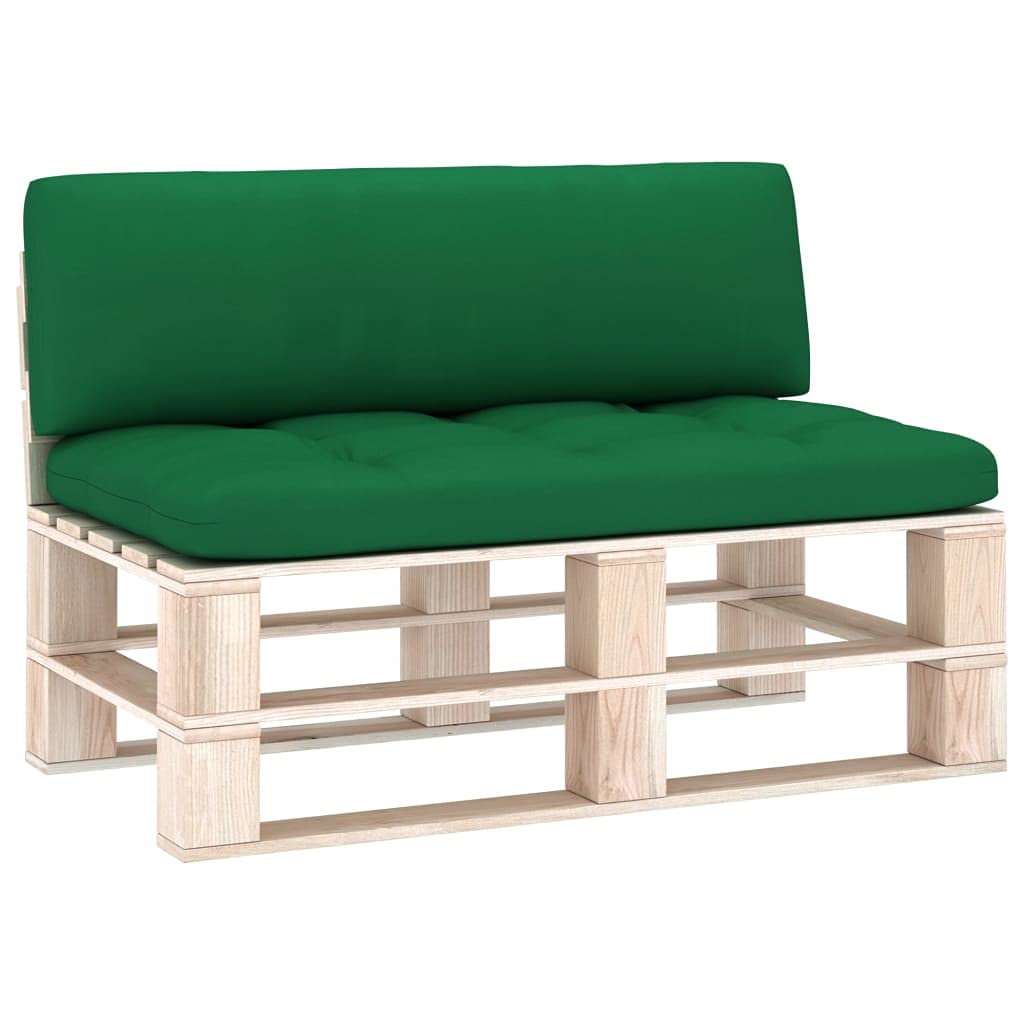 Aisifx 2-Piece Green Pallet Sofa Cushions - Soft & Durable Outdoor/Indoor Furniture Cushions for Patio, Deck, or Living Room Comfort
