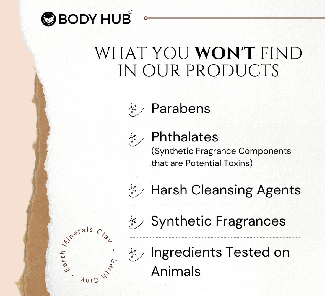 Bodyhub - 100g Rose Clay Mask for Skin Detox & Rejuvenation | Natural Healing for Damaged Skin | DIY Facial Treatment for Glowing Complexion | Perfect for Spa Nights & Self-Care Routines