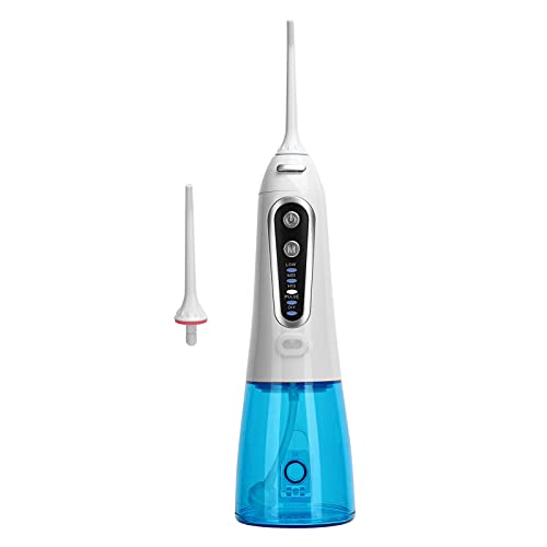 Water Flosser for Teeth Cleaning - Electric Dental Oral Irrigator with 360° Nozzle for Plaque Removal, Bad Breath Prevention & Gum Care | Perfect for Home Use, Travel & Braces Care