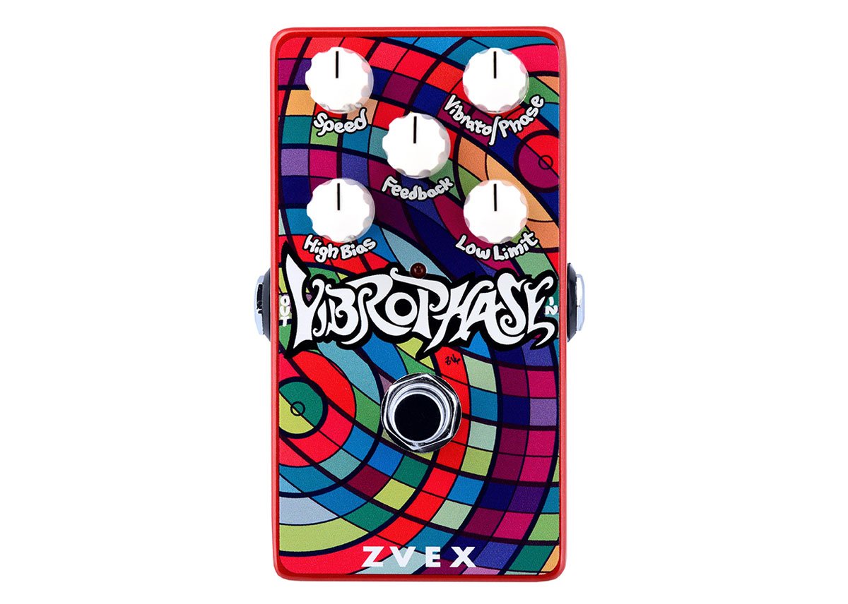 ZVex Effects Vertical Vexter Vibrophase Phaser Guitar Pedal - Vintage-Inspired Phase Shifter for Electric Guitar, Bass & Synthesizers - Perfect for Studio Recording & Live Performances
