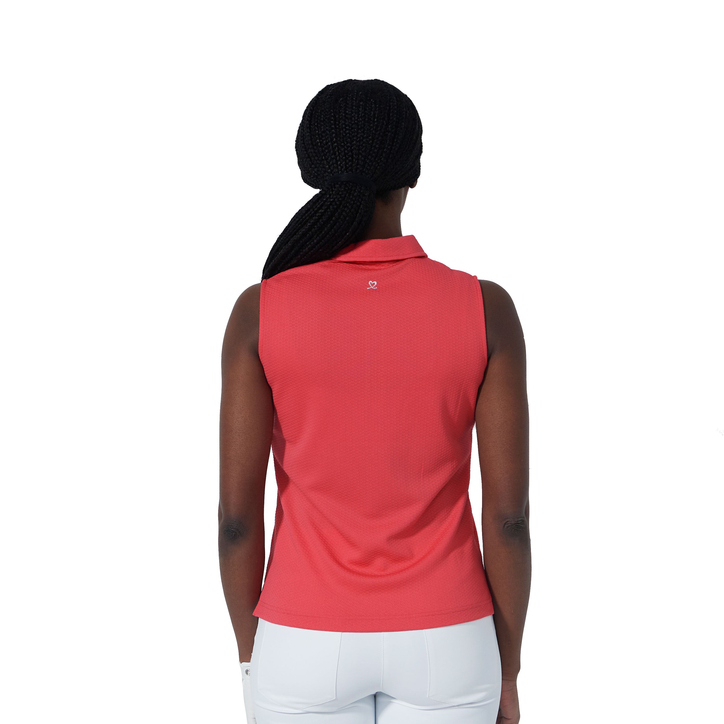 Women's Sleeveless Golf Polo Shirt - Moisture Wicking Athletic Top for Golf & Tennis - Breathable Summer Activewear for Ladies