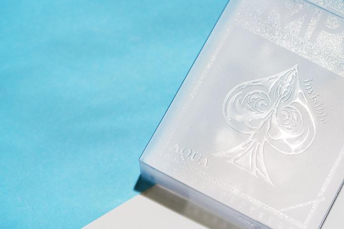 Invisible AQUA Playing Cards by MPC - Premium Waterproof & Durable Magic Trick Cards for Pool Parties, Beach Games & Outdoor Entertainment