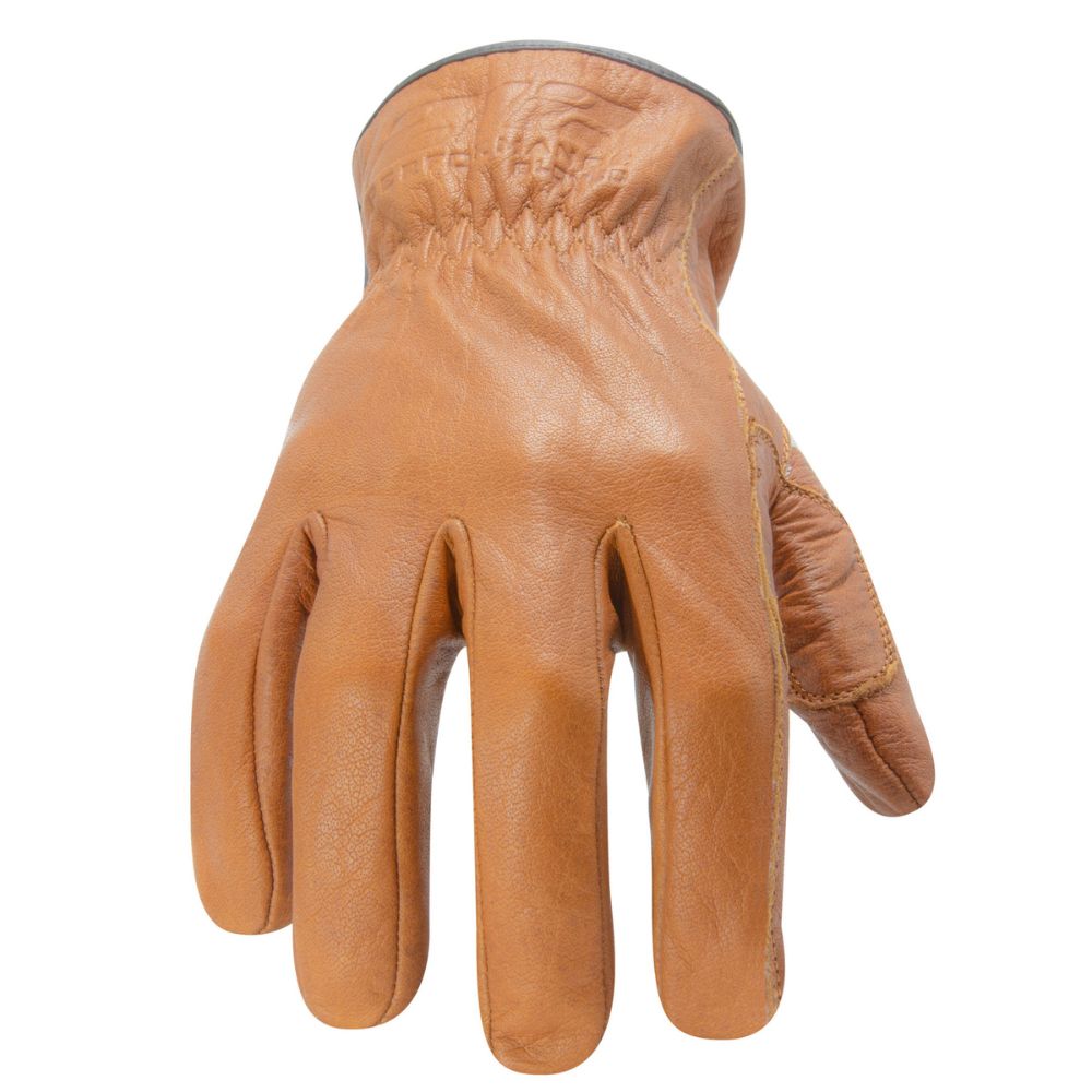 212 Performance CLDC5 90 009 Arc Flash Resistant Leather Work Gloves - CAT 2, EN Level 5 Protection - Medium Brown for Electrical Safety & Industrial Use