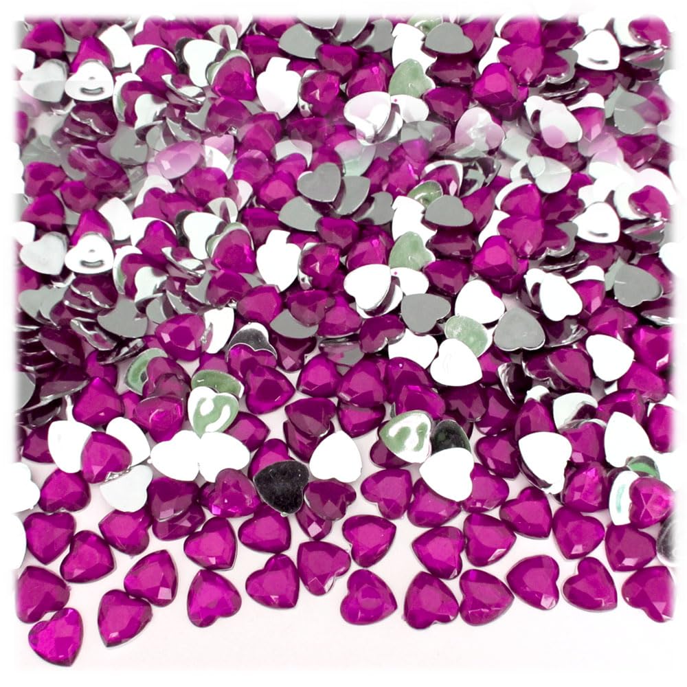 144-Piece Rhinestone Heart Flatback Gems, 6mm Size 30ss in Light Blue LBL – Perfect for DIY Jewelry, Nail Art, Scrapbooking, and Craft Projects