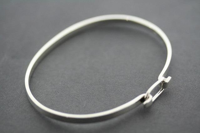 Sterling Silver Adjustable Bangle Bracelet for Women - Elegant Stackable Jewelry for Everyday Wear & Special Occasions