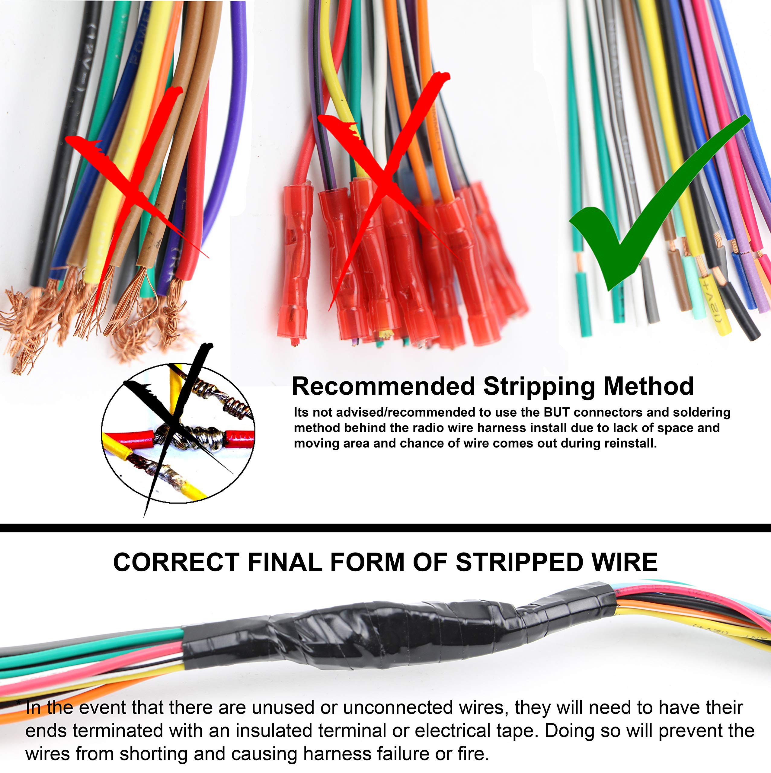 XT7901-11 Car Radio Wire Harness - Compatible with Mazda CD/DVD Navigation In-Dash Stereo Systems | Easy Installation for Mazda Vehicles | Perfect for Car Audio Upgrades & DIY Installations